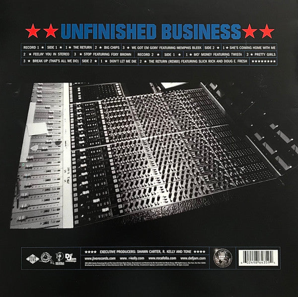Release: Unfinished Business-Vinyl-US-2004-B0003690-01, B0003690-01, B0003690-01, B0003690-01-1358665
