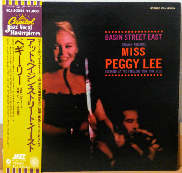 Basin Street East Proudly Presents Miss Peggy Lee Recorded At The Fabulous New York Club