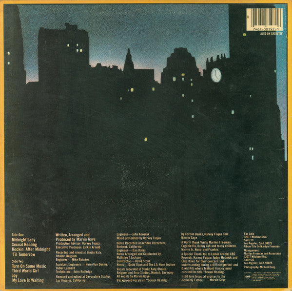 Release: Midnight Love-Vinyl-US-1982-FC 38197-1431345