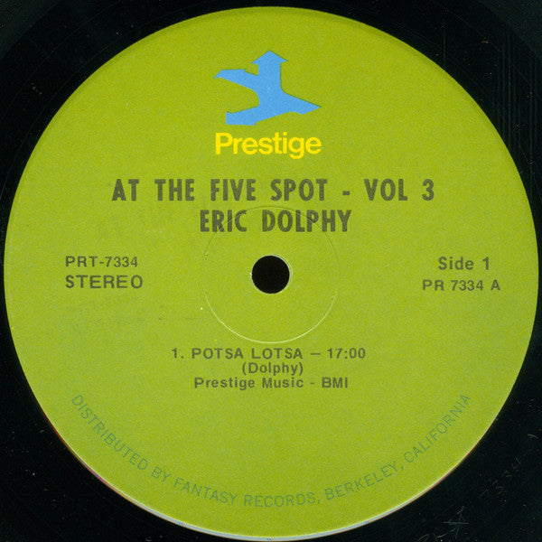 Memorial Album Recorded Live At The Five Spot