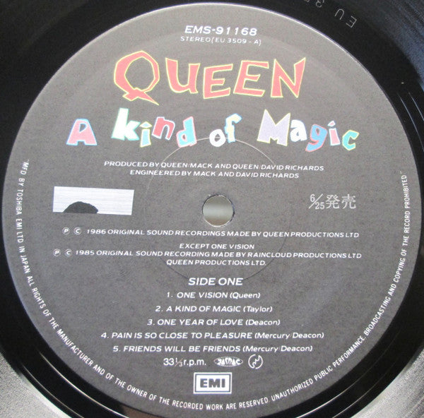 Release: A Kind Of Magic-Vinyl-Japan-1986-EMS-91168-8808478