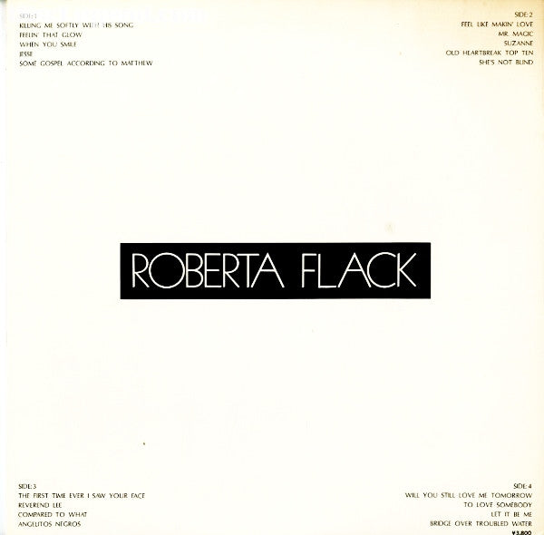 Release: Roberta Flack-Vinyl-Japan-1975-P-5512～3A-4781524