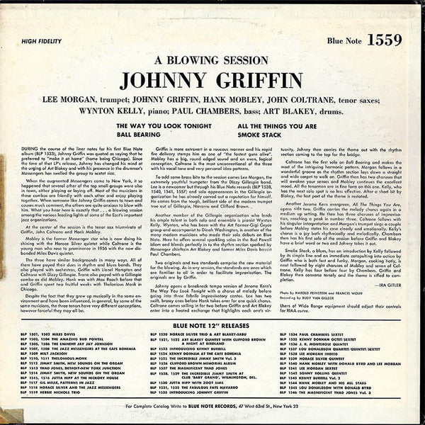 Master Release: A Blowing Session by Johnny Griffin