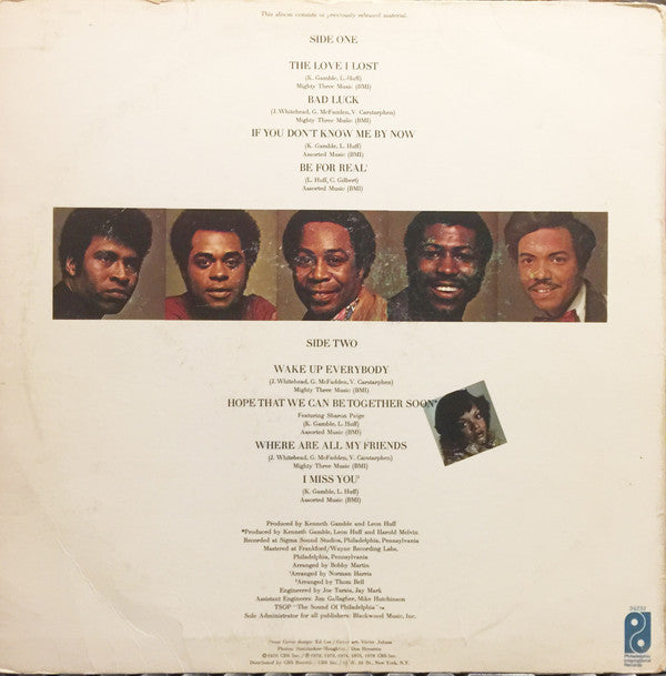 Master Release: Collectors' Item  by Harold Melvin And The Blue Notes