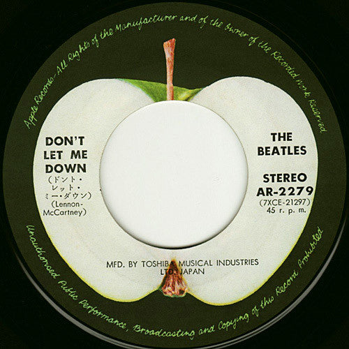 ゲット・バック / ドント・レット・ミー・ダウン = Get Back / Don't Let Me Down =ドント・レット・ミー・ダウン)