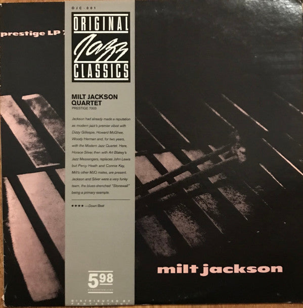 Master Release: Milt Jackson Quartet by Milt Jackson