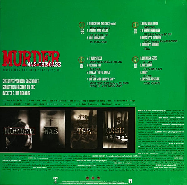 Release: Murder Was The Case (The Soundtrack)-Vinyl, Vinyl-US-1994-DMD 2193, DMD 2193-1401334