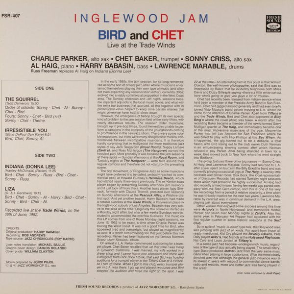 Inglewood Jam (Live At The Trade Winds 16 June 1952)
