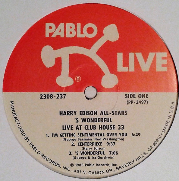 'S Wonderful - Live At Club House 33
