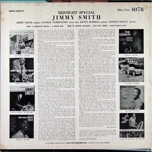 Master Release: Midnight Special by Jimmy Smith