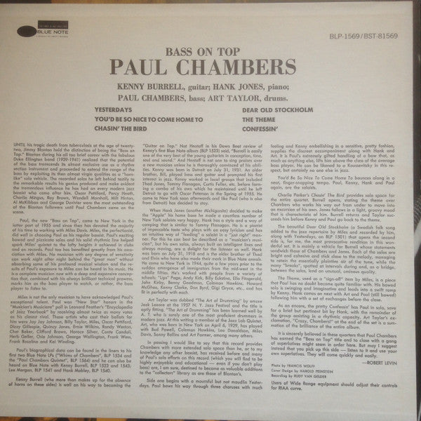 Release: Bass On Top-Vinyl-US-1972-BST 81569-6725635