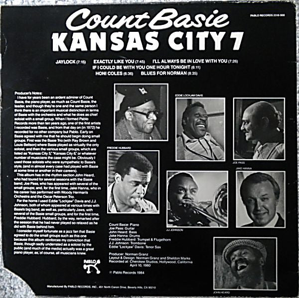 Release: Kansas City 7-Vinyl-US-1984-2310-908-3123607