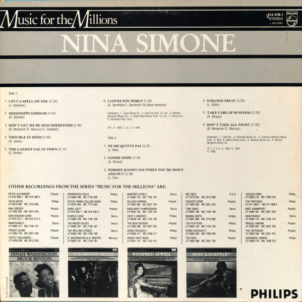 Master Release: Greatest Hits by Nina Simone