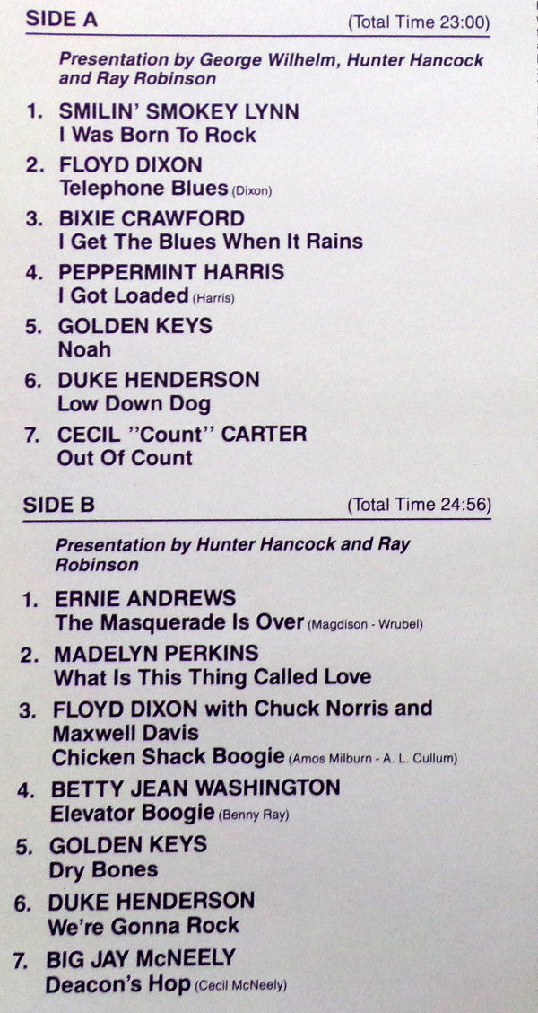 Hunter Hancock Presents Blues & Rhythm Midnight Matinee 1951