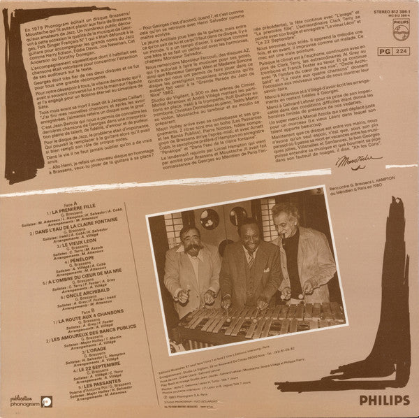 Master Release: Hampton, Salvador, Clark Terry, Moustache Et Leurs Amis Jouent Brassens by Lionel Hampton