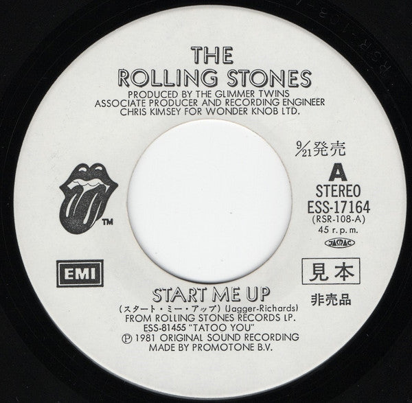 Release: Start Me Up-Vinyl-Japan-1981-ESS-17164, RSR-108-1780011