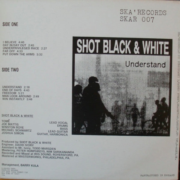 Master Release: Understand by Shot Black & White