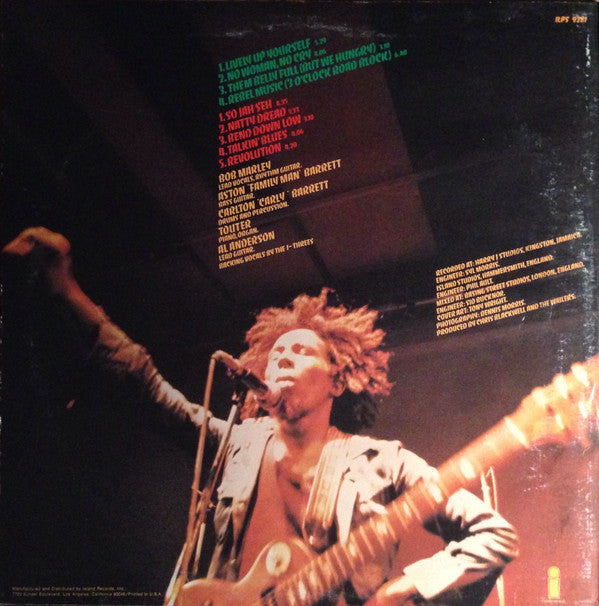 Release: Natty Dread-Vinyl-US-1975-ILPS 9281-9986199