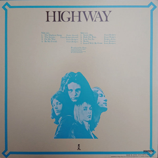 Release: Highway-Vinyl-Japan-1984-20SI-228-6102874