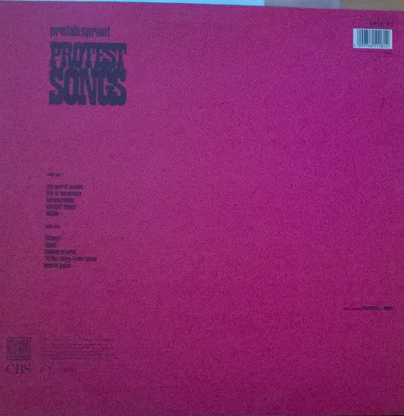 Release: Protest Songs-Vinyl-UK-1989-KWLP4-8172289