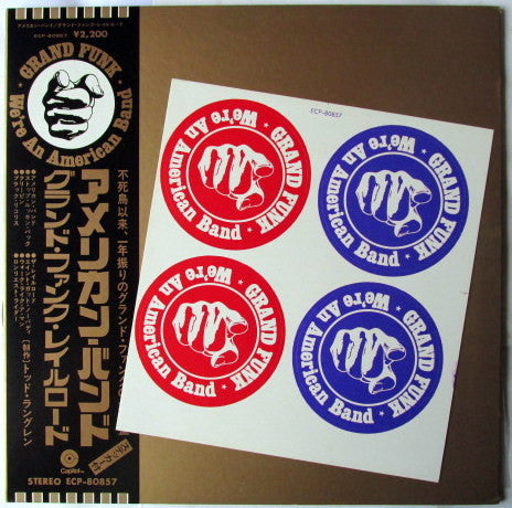 Release: We're An American Band-Vinyl-Japan-1974-ECP-80857-5305060