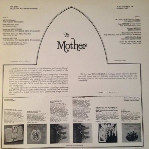 Release: To Mother-Vinyl-US-None-SPS 2152-6182940