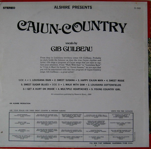 Master Release: Cajun Country by Gib Guilbeau