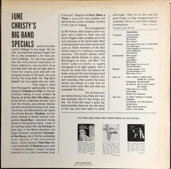 Big Band Specials