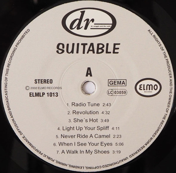 Master Release: Suitable by Dr. Woggle & The Radio