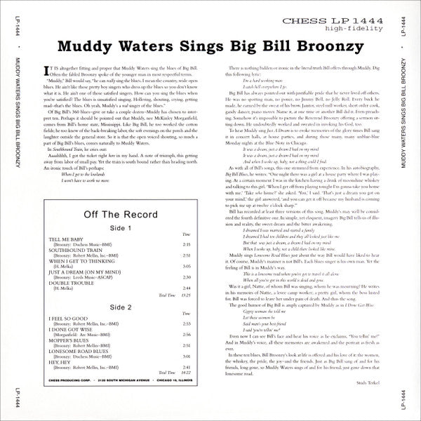 Muddy Waters Sings "Big Bill" (The Songs Of "Big Bill" Broonzy)