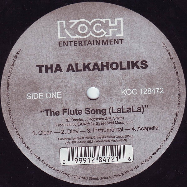 Master Release: The Flute Song (LaLaLa) by Tha Alkaholiks