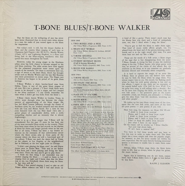 Master Release: T-Bone Blues by T-Bone Walker