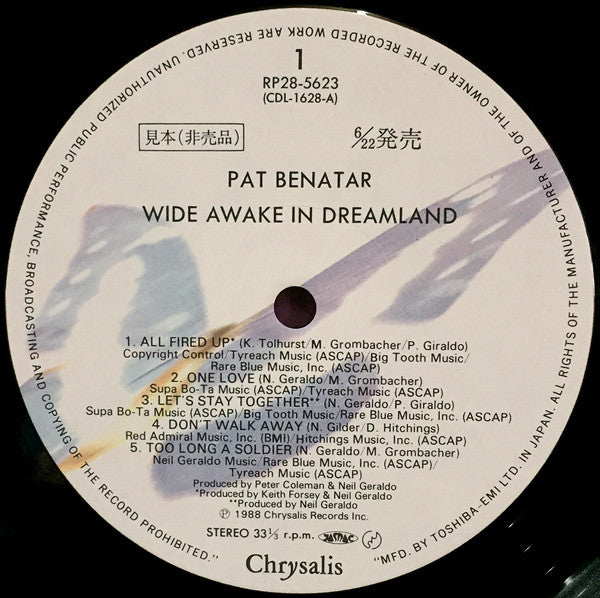 Release: Wide Awake In Dreamland-Vinyl-Japan-1988-RP28-5623-8699972
