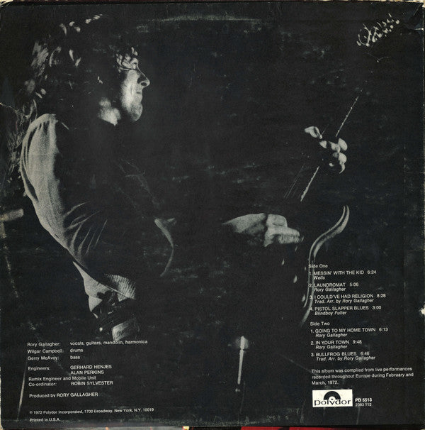 Release: Live! In Europe-Vinyl-US-1972-PD 5513, 2383 112-9541029