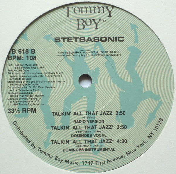 Master Release: Talkin' All That Jazz by Stetsasonic