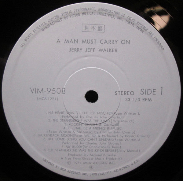 A Man Must Carry On