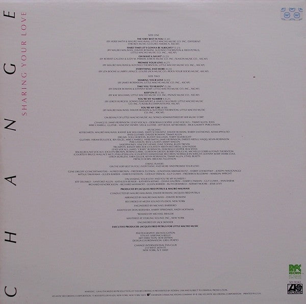 Release: Sharing Your Love-Vinyl-US-1982-SD 19342, SD 19342-7012745