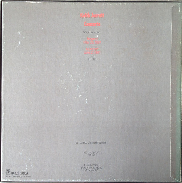 Master Release: Concerts by Keith Jarrett