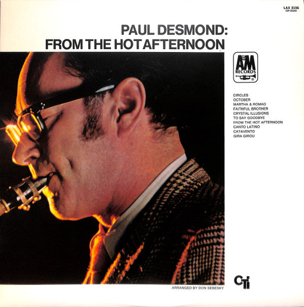 Master Release: From The Hot Afternoon by Paul Desmond