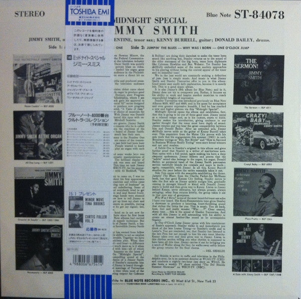 Release: Midnight Special-Vinyl-Japan-1992-BST-84078, BN 4078-6296159
