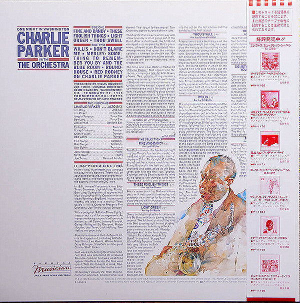 Master Release: One Night In Washington by Charlie Parker