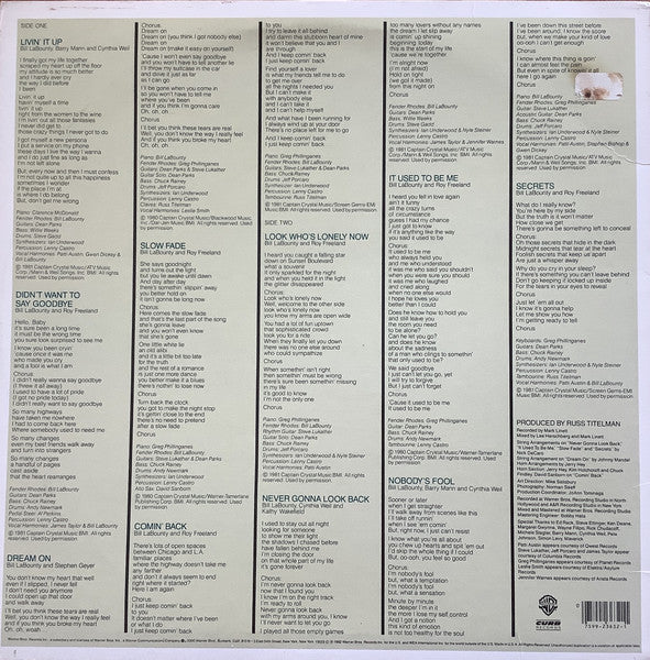 Release: Bill LaBounty-Vinyl-US-1982-BSK 3632, BSK 3632-2988000