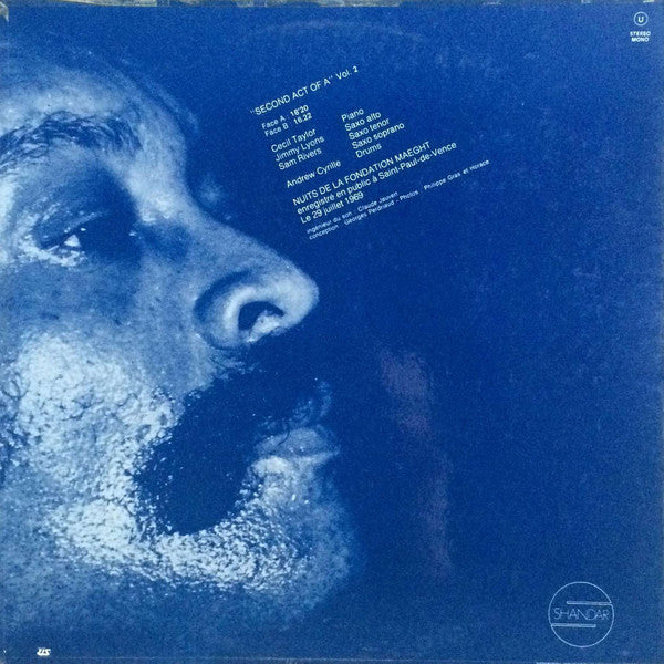 Master Release: Nuits De La Fondation Maeght Vol. 2 by Cecil Taylor