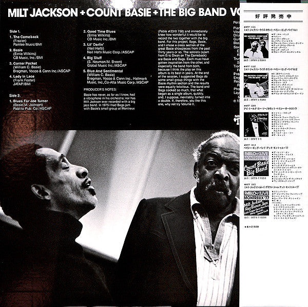 Master Release: Milt Jackson + Count Basie + The Big Band Vol. 1 by Milt Jackson