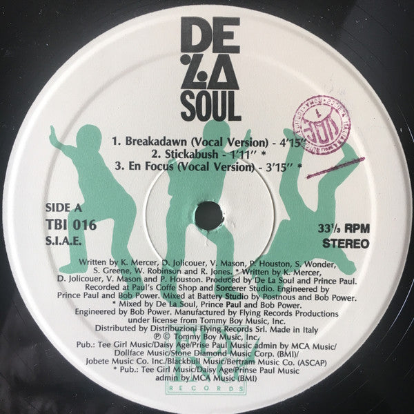 Release: Breakadawn / En Focus-Vinyl-Italy-1993-TBI 016-1669184