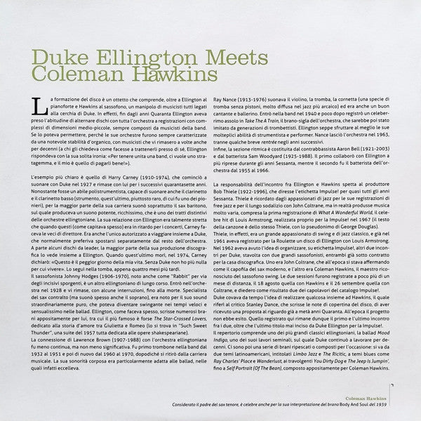 Duke Ellingtons Meets Coleman Hawkins
