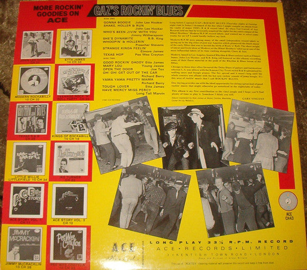 Release: Gaz's Rockin' Blues-Vinyl-UK-1981-CH 43-6905043