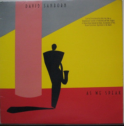 Release: As We Speak-Vinyl-US-1982-9 23650-1, 1-23650-7188134