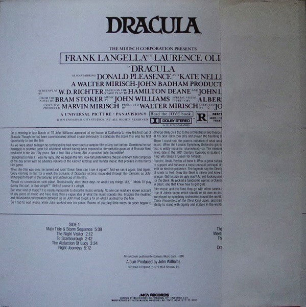 Master Release: Dracula (Original Motion Picture Soundtrack) by John Williams (4)