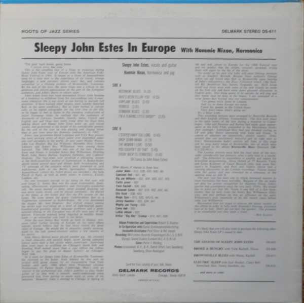 Master Release: Sleepy John Estes In Europe by Sleepy John Estes